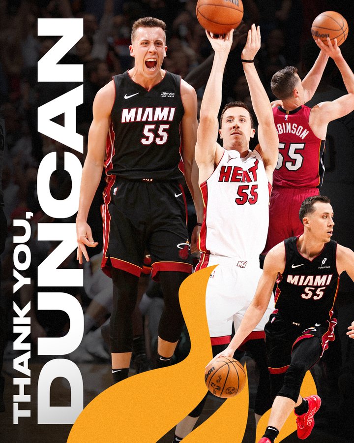 开云官网-热火官方致谢邓罗：从落选秀到队史三分王，谢谢你