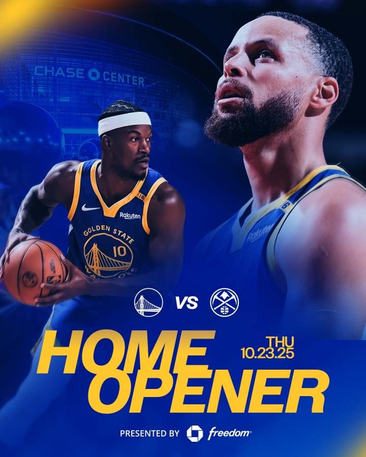 勇士队主场首战10月24日打响 掘金队将率先挑战